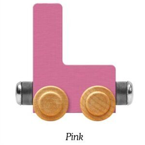 NWT NameTrains Pastel Letter "L" (Pink)